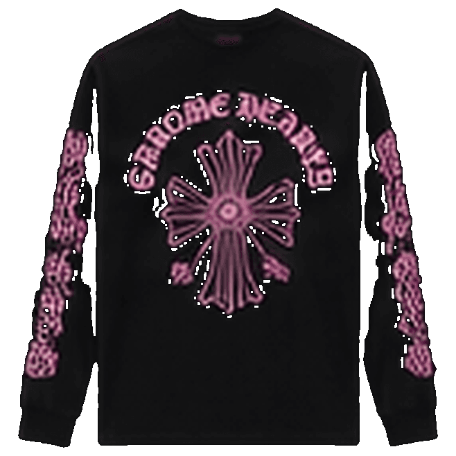 Chrome Hearts Black Pink Long Sleeve
