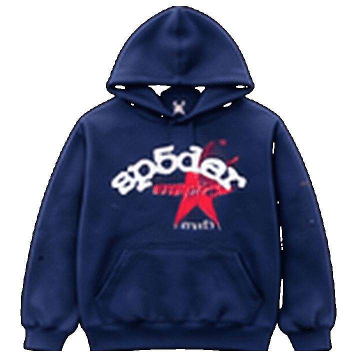 SP5DER Atlanta Navy Hoodie