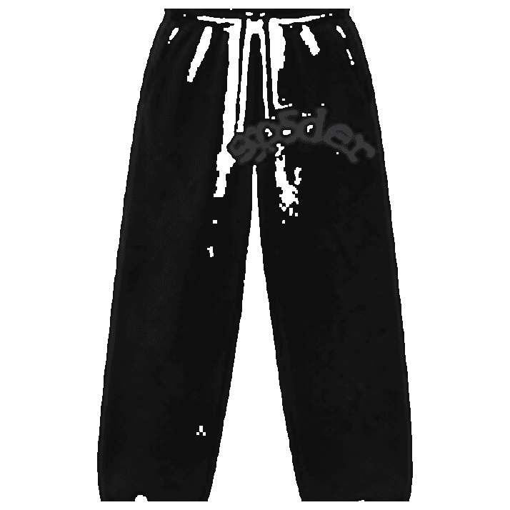SP5DER Black Basic Sweatpants