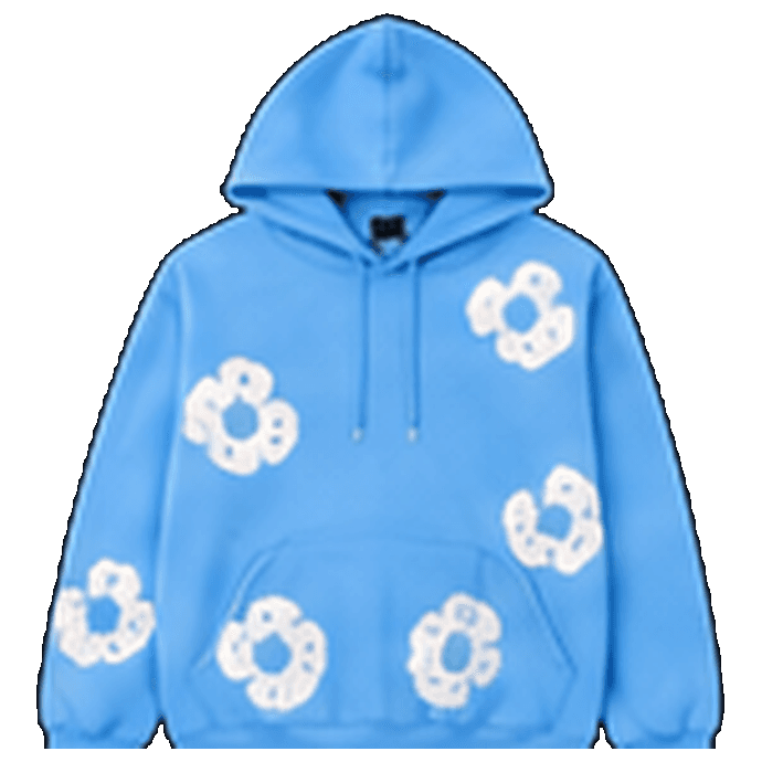 SP5DER Light Blue Floral Sweatpants