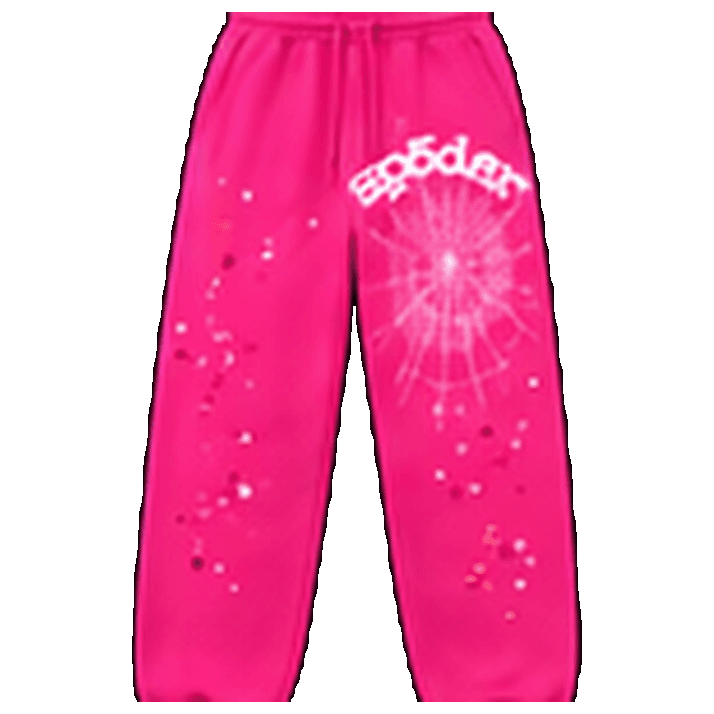 SP5DER Pink Sweatpants