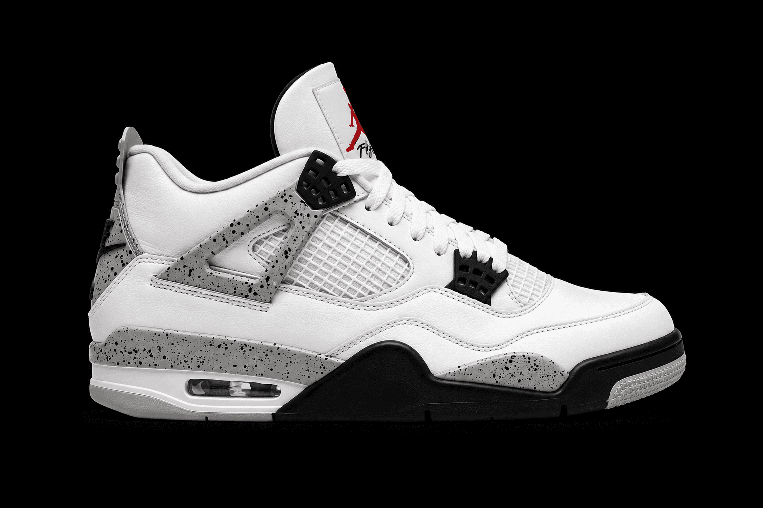 Air Jordan 4 White Cement