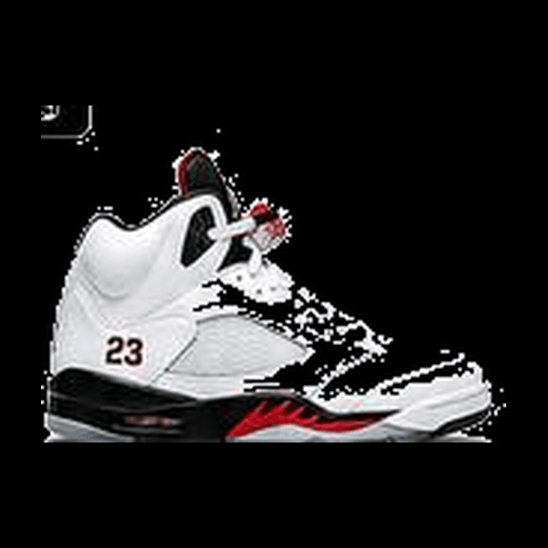 Air Jordan 5 White Black
